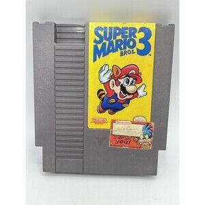 Nintendo NES Super Mario Bros 3 (Cartridge Only) untested early 90s